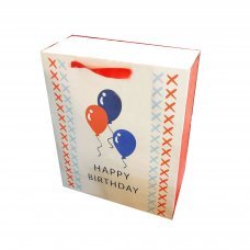 Punga cadou Happy Birthday 26x32cm in sortiment