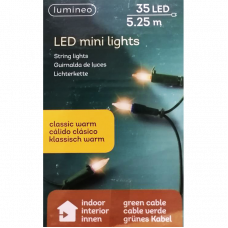 Гирлянда электрическая 35LED 5.25м тепло-белый
