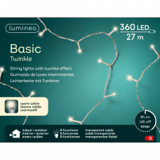 Гирлянда электрическая 360LED 27м тепло-белый