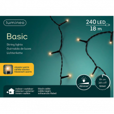 Гирлянда электрическая 240LED 18м теплый