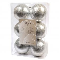 Decoratiuni pentru brad Globuri 8cm 6buc.