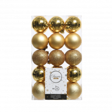 Decoratiuni pentru brad Globuri 6cm 30buc.