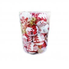 Decoratiuni pentru brad Globuri 5cm 16buc.