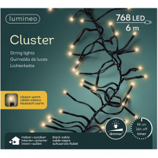 Гирлянда электрическая 768LED 6м теплый 