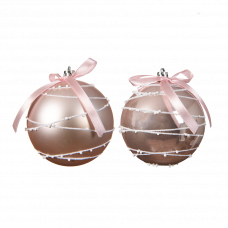 Украшения елочные Шары 8см 1шт.