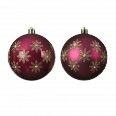 Украшения елочные Шары 8см 1шт.