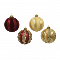 Украшения елочные Шары 8см 1шт.