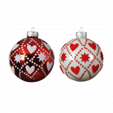 Украшения елочные Шары 8см 1шт.