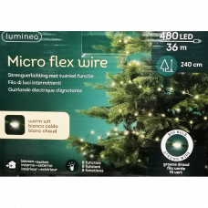 Гирлянда 480LED 36м тепло-белый