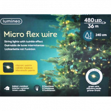 Гирлянда 480LED 36м тепло-белый