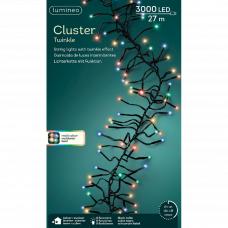 Гирлянда электрическая 3000LED 27м разноцветный