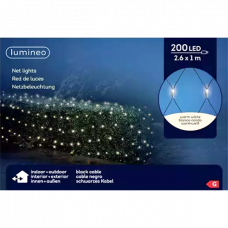 Гирлянда 200LED 1x2.6м белый