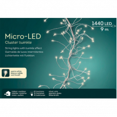 Гирлянда 1440LED 9м белый