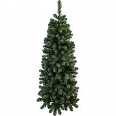 Елка искусственная зеленая узкая 70см 210см 696 веток