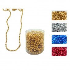 Бусы декоративные 5мм 10м в ассортименте 