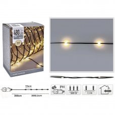 Ghirlanda 480Led 3600cm alb-cald