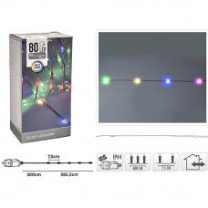 Ghirlanda 80Led 600cm multicolor