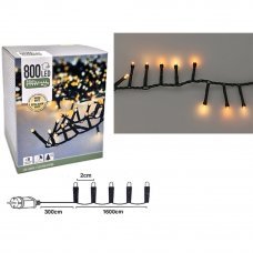 Гирлянда 800Led 1600см тепло-белый/холодный 8реж.