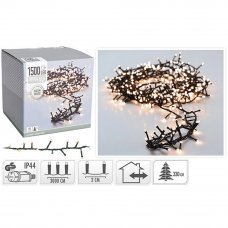 Ghirlanda electrica 1500Led 3000cm alb-cald 8reg.