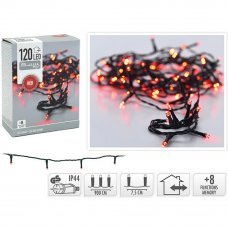 Ghirlanda 120Led 900cm rosu 8reg.