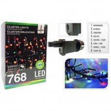 Гирлянда 768Led 450см разноцветный 8реж.