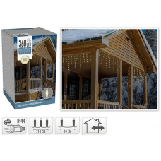 Гирлянда 360LED 710см тепло-белый