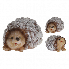 Статуэтка садовая Еж в шишке 10х9см