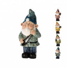 Статуэтка садовая Гном с инструментом 30см