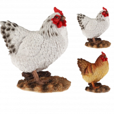 Фигурка садовая Курица 17х10х19см