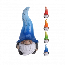 Декоративная фигурка Гном с большой шапкой 18см