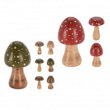 Декоративная фигурка Гриб 9х15см