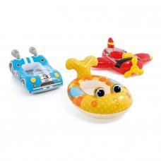 Лодочка надувная 3вида 100x97см 3-6лет 