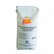 Песок кварцевый фракции 0.4-0.8мм 25кг