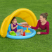 Бассейн надувной детский Ракушка 115x89x76см 45л 1+