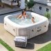 Джакузи СПА надувной Chevron Deluxe 173x173x71см 795л 4-х местный