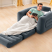 Кресло-кровать надувное велюр Sofa 117x224x66см