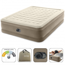 Матрас надувной Velur Ultra Plush 152x203x46см с насосом