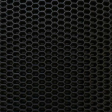Коврик придверный ЭВА сота черный 68x83см