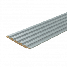 Панель декоративная гофрированная МДФ 12х158х2800мм LB-3783/1 Matt Silver-257