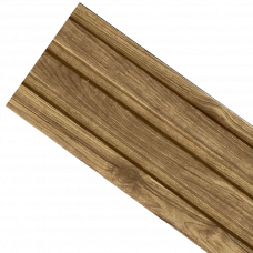 Панель декоративная гофрированная полимер 12x122x2850мм JC962-1287QT