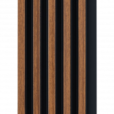 Панель декоративная гофрированная полимер 12x122x2400мм JC971-1302T