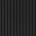 Панель декоративная гофрированная МДФ с изоляцией 12149 Stella Black Lead 600x2780мм