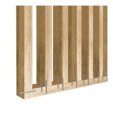 Perete decorativ din lamele Stejar 2750x580x65mm