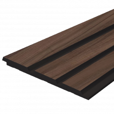 Панель декоративная гофрированная дюрополимер 12x120x2700мм LV124 BR395K