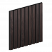 Панель декоративная гофрированная дюрополимер 12x120x2700мм LV124 BR395K