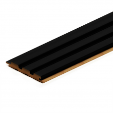 Панель декоративная гофрированная Stella Black Edition 119x2750мм