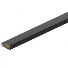 Финиш для панели декоративной МДФ Stella De Luxe Black Lead 27x2750мм