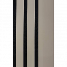 Panou decorativ riflat MDF cu izolatie Stella De Luxe Sandgrau 600x2780mm