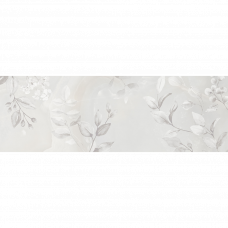 Плитка настенная Decorado Quartz Floral Gris 30x90см