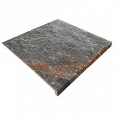 Ступень фронтальная керамогранит Ardesia Antracita 1G 33.3х33.3см